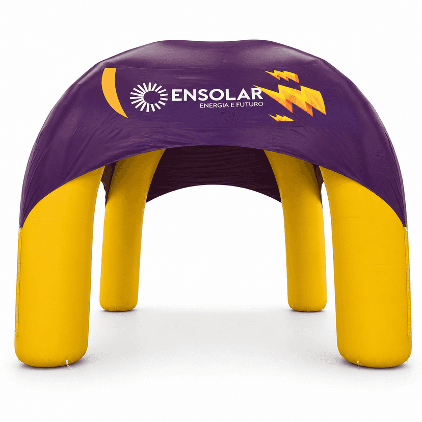 Inflatech Tenda Inflável 5x5 Personalizada para Eventos 5x5