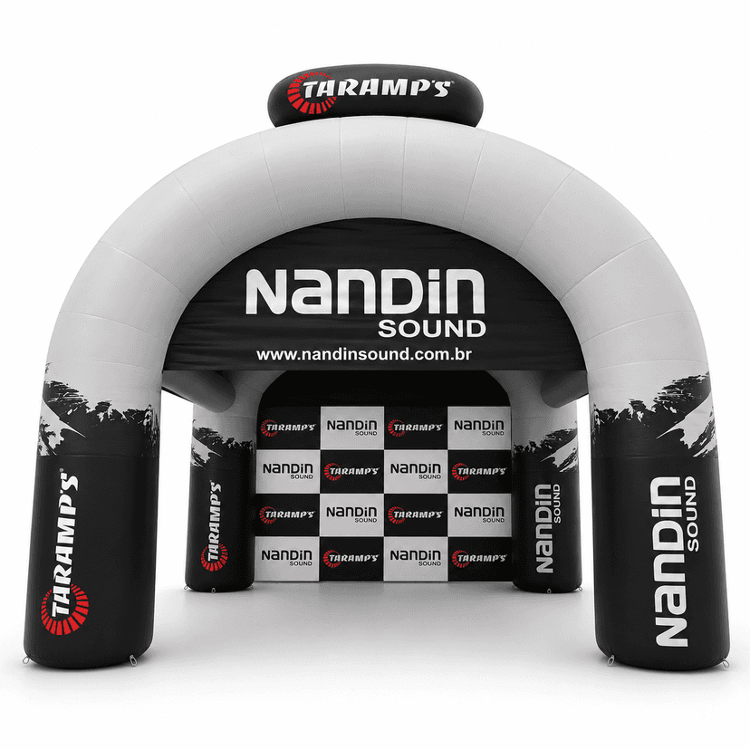 Inflatech Tenda Inflável 6x6 Personalizada para Eventos