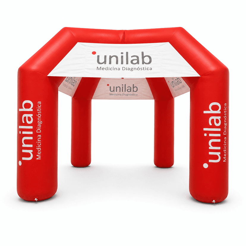 Tenda Inflável 4x4 Personalizada para Eventos Inflatech 4x4