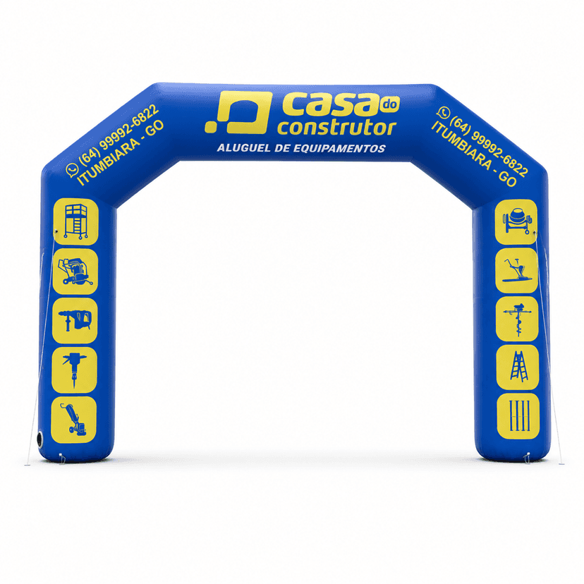 Inflatech Portal Inflável 3x4 Personalizado para Eventos
